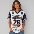 Denver Broncos | Premium NFL Legacy Pride V-Neck Jersey