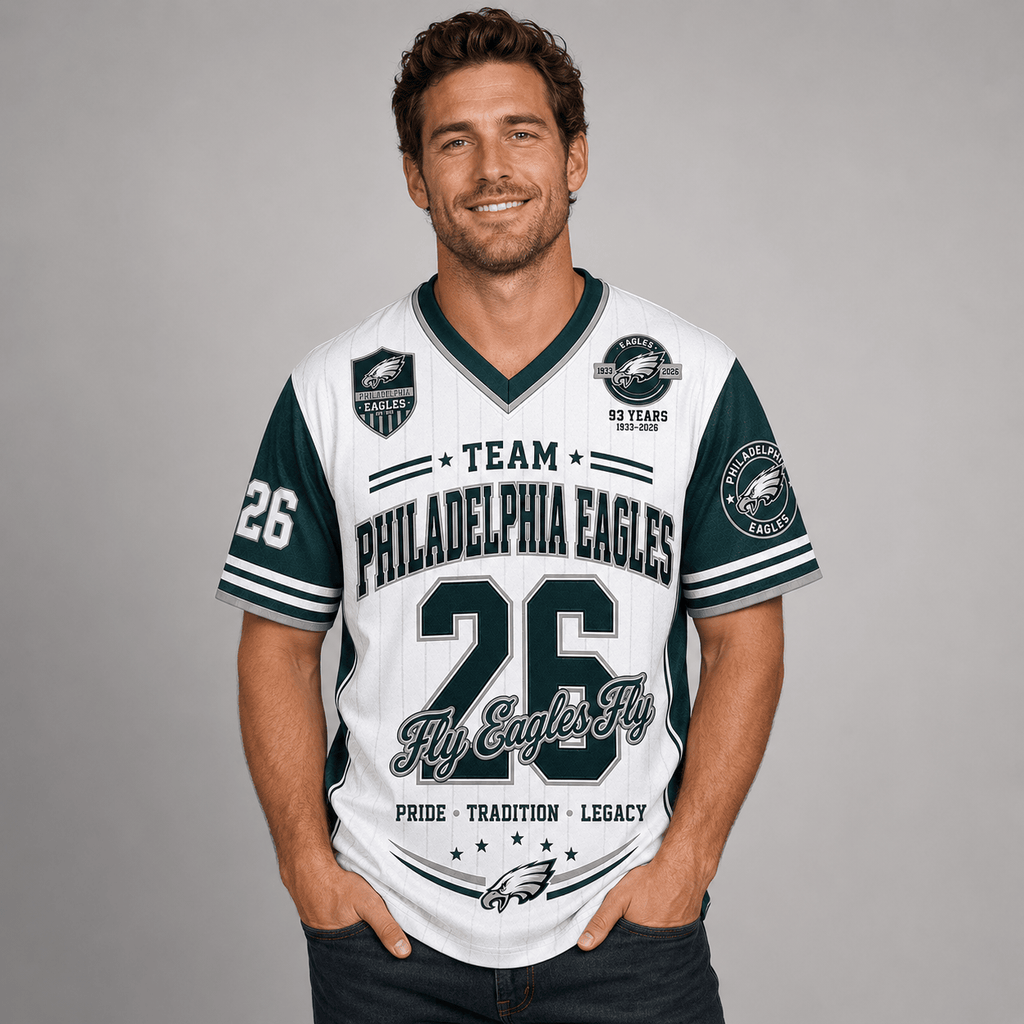Philadelphia Eagles | Premium NFL Legacy Pride V-Neck Jersey