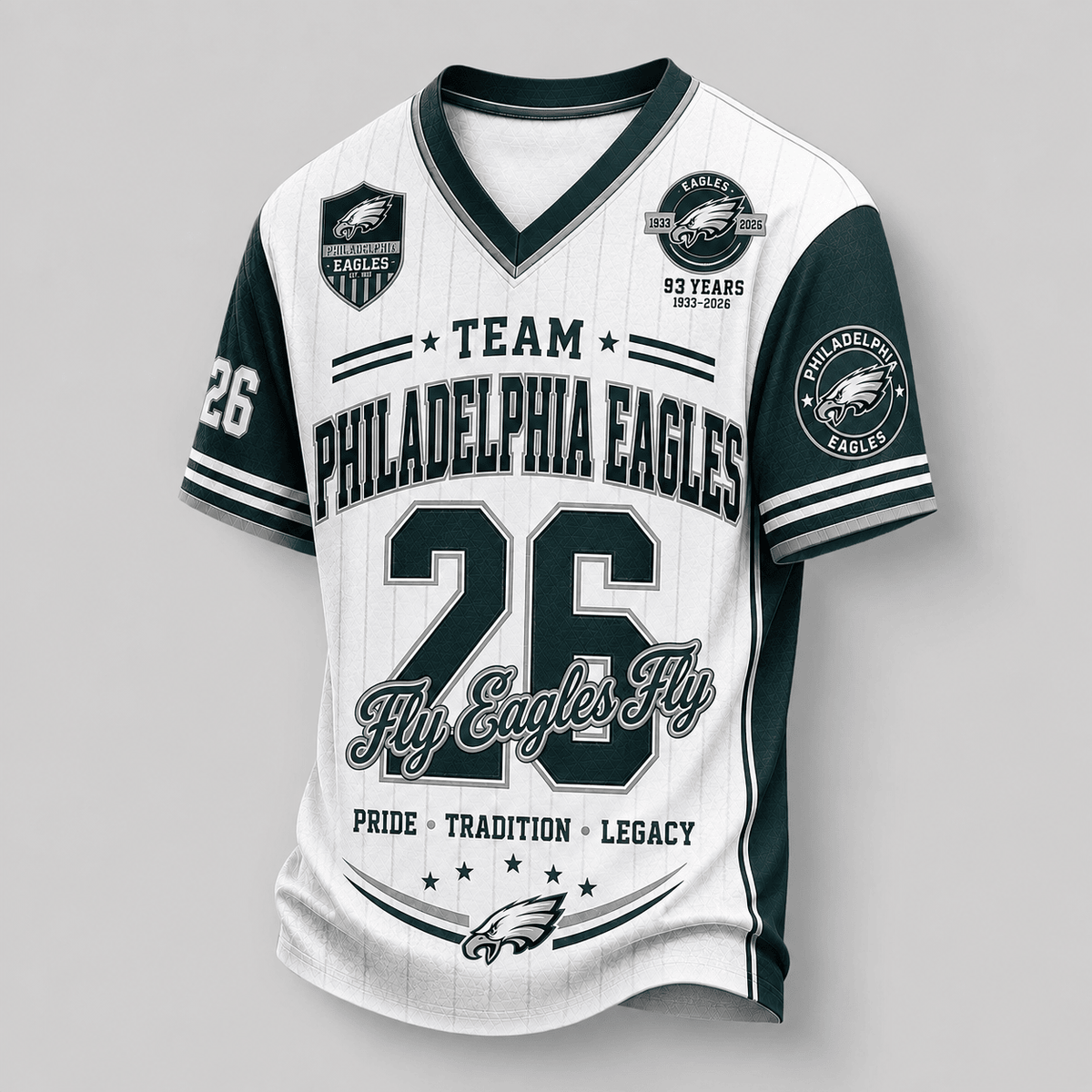 Philadelphia Eagles | Premium NFL Legacy Pride V-Neck Jersey Main image