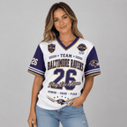 Baltimore Ravens | Premium NFL Legacy Pride V-Neck Jersey