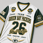 Green Bay Packers | Premium NFL Legacy Pride V-Neck Jersey