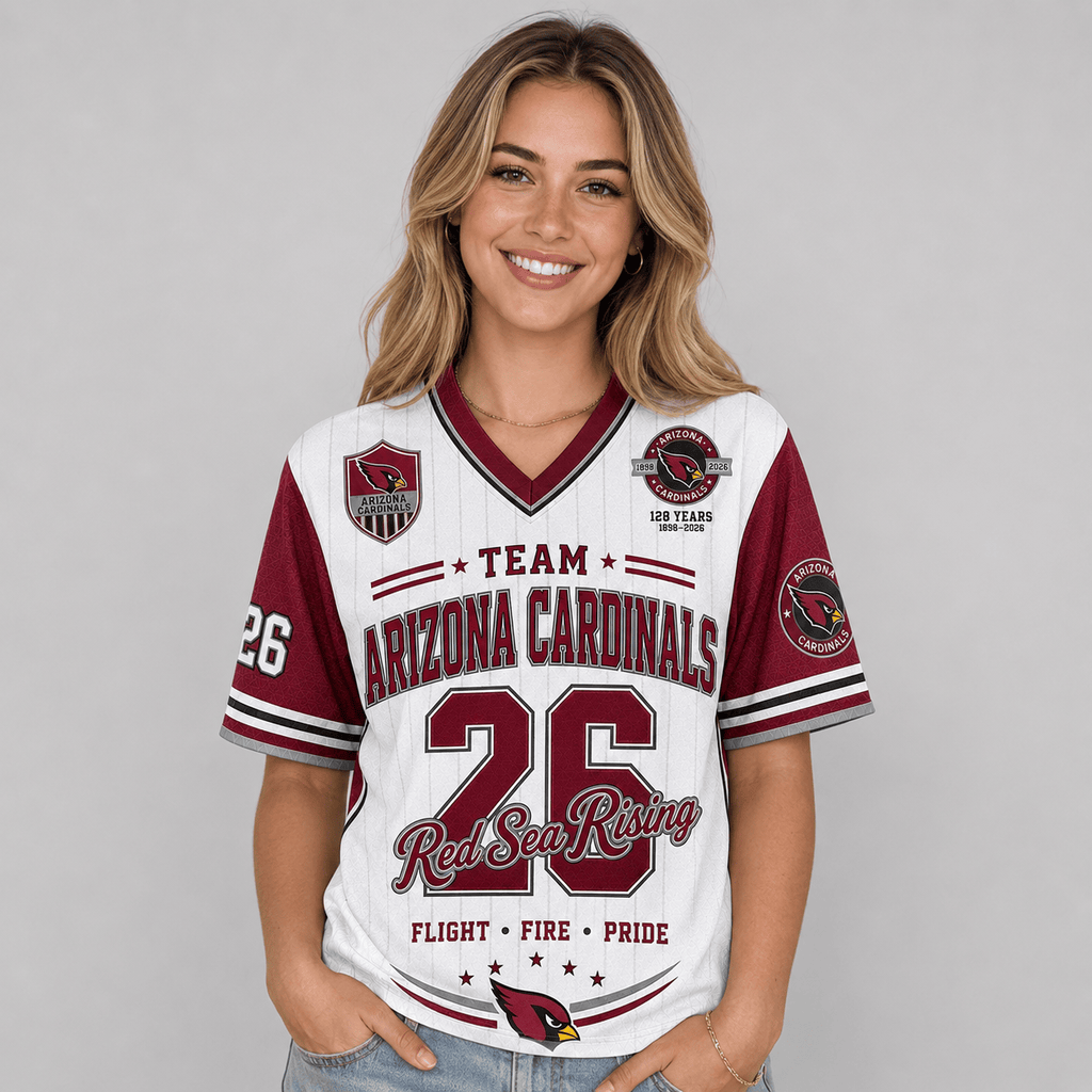 Arizona Cardinals | Premium NFL Legacy Pride V-Neck Jersey