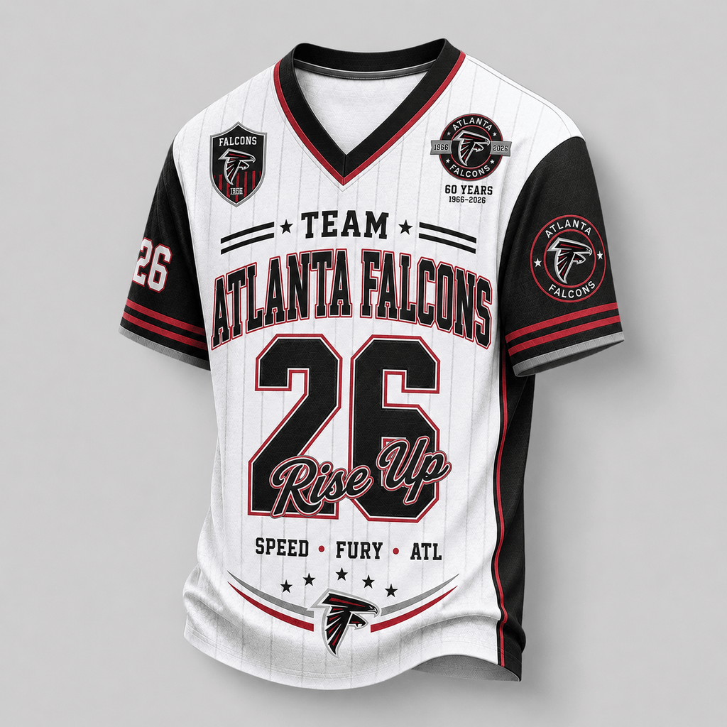 Atlanta Falcons | Premium NFL Legacy Pride V-Neck Jersey