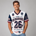New England Patriots | Premium NFL Legacy Pride V-Neck Jersey
