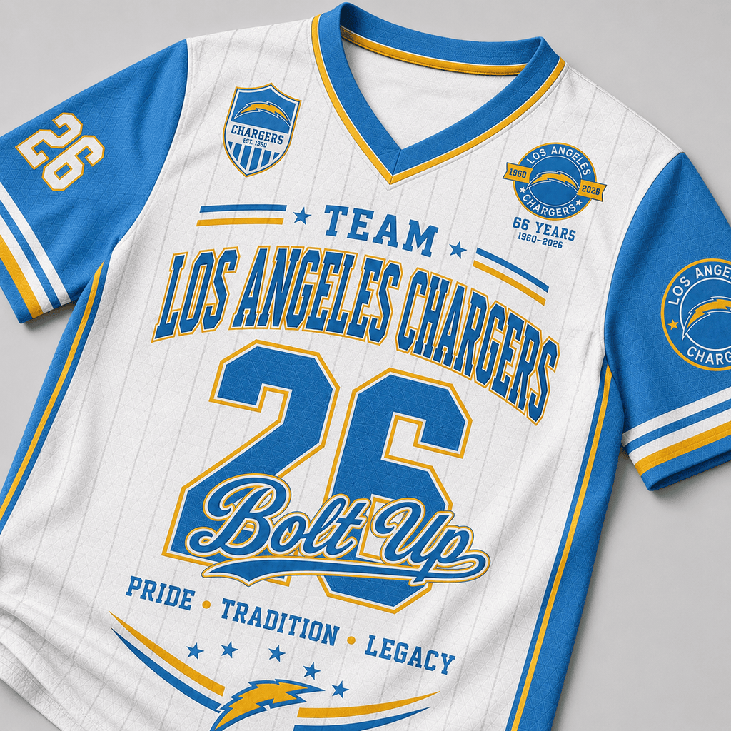 Los Angeles Chargers | Premium NFL Legacy Pride V-Neck Jersey