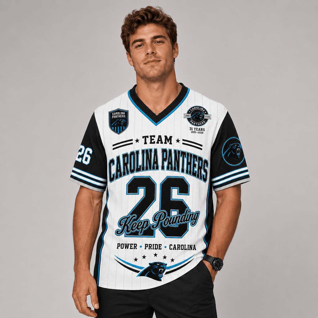 Carolina Panthers | Premium NFL Legacy Pride V-Neck Jersey