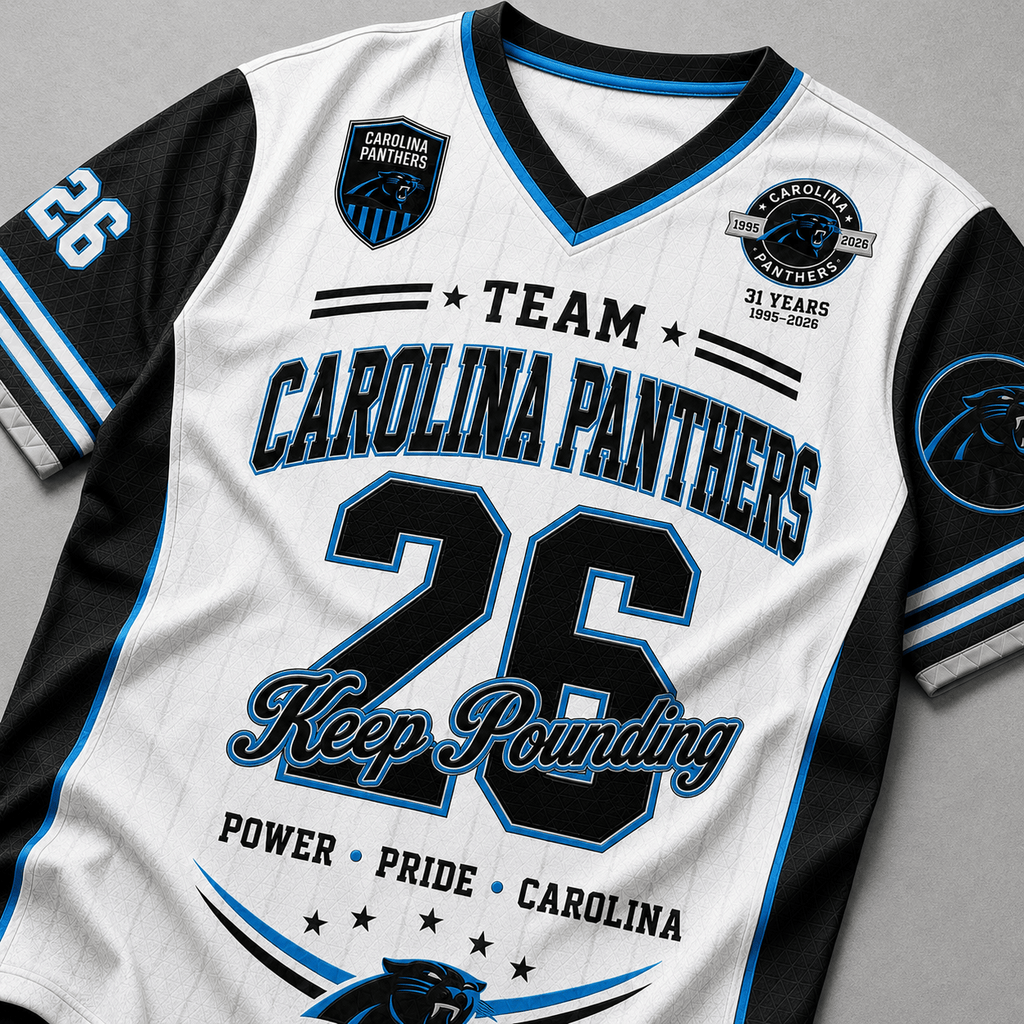 Carolina Panthers | Premium NFL Legacy Pride V-Neck Jersey