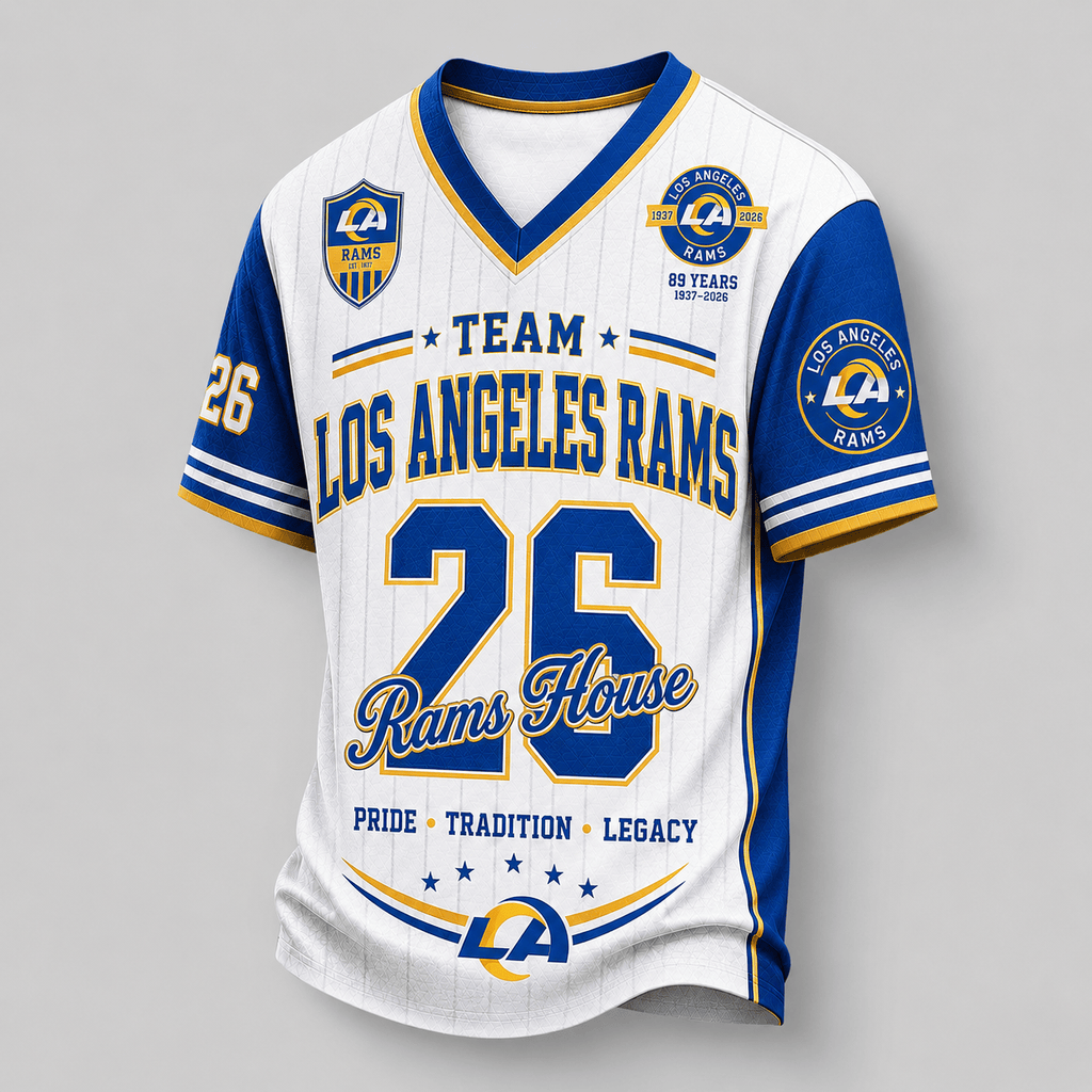 Los Angeles Rams | Premium NFL Legacy Pride V-Neck Jersey