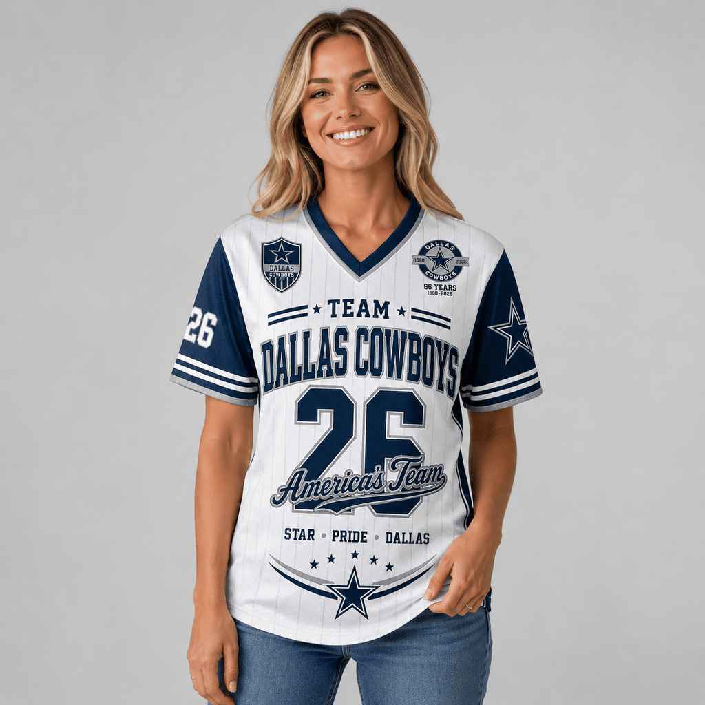 Dallas Cowboys | Premium NFL Legacy Pride V-Neck Jersey