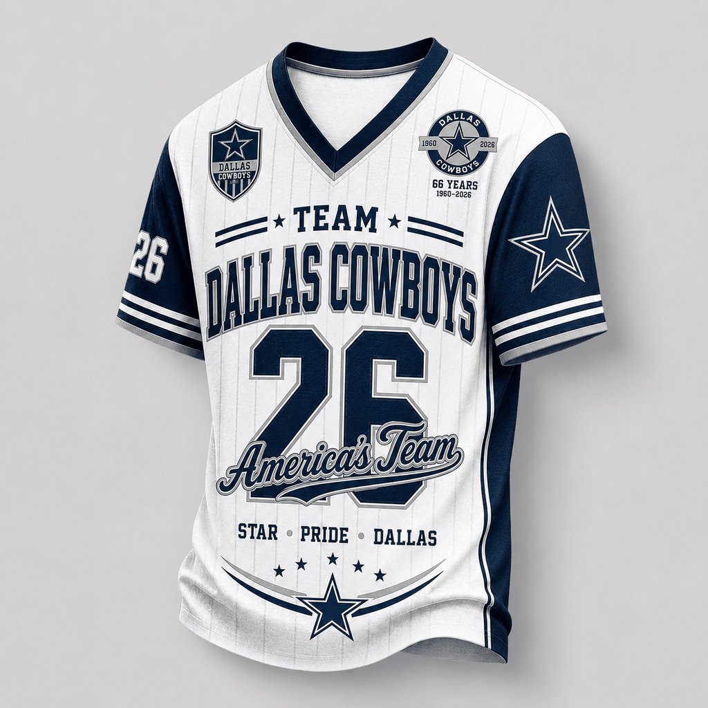 Dallas Cowboys | Premium NFL Legacy Pride V-Neck Jersey