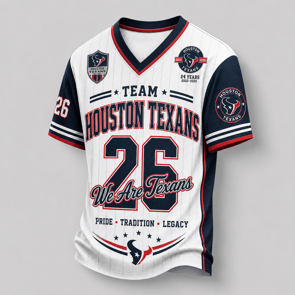 Houston Texans | Premium NFL Legacy Pride V-Neck Jersey