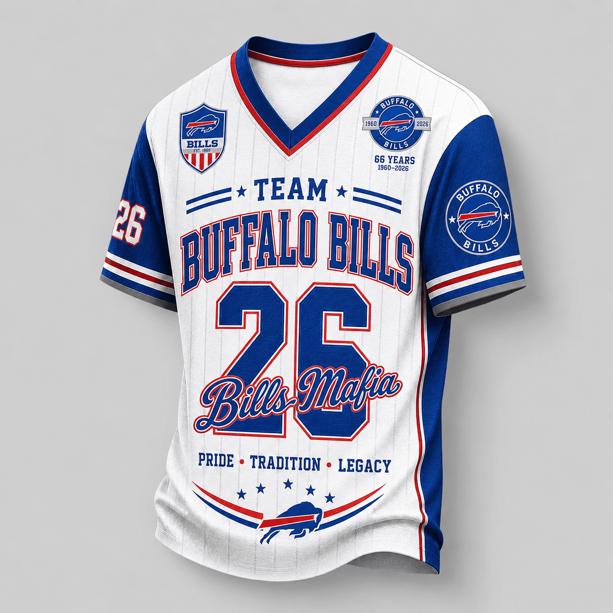 Buffalo Bills | Premium NFL Legacy Pride V-Neck Jersey Main image
