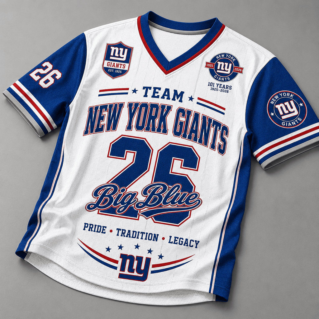 New York Giants | Premium NFL Legacy Pride V-Neck Jersey