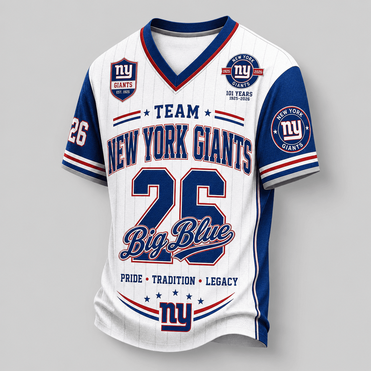 New York Giants | Premium NFL Legacy Pride V-Neck Jersey Main image