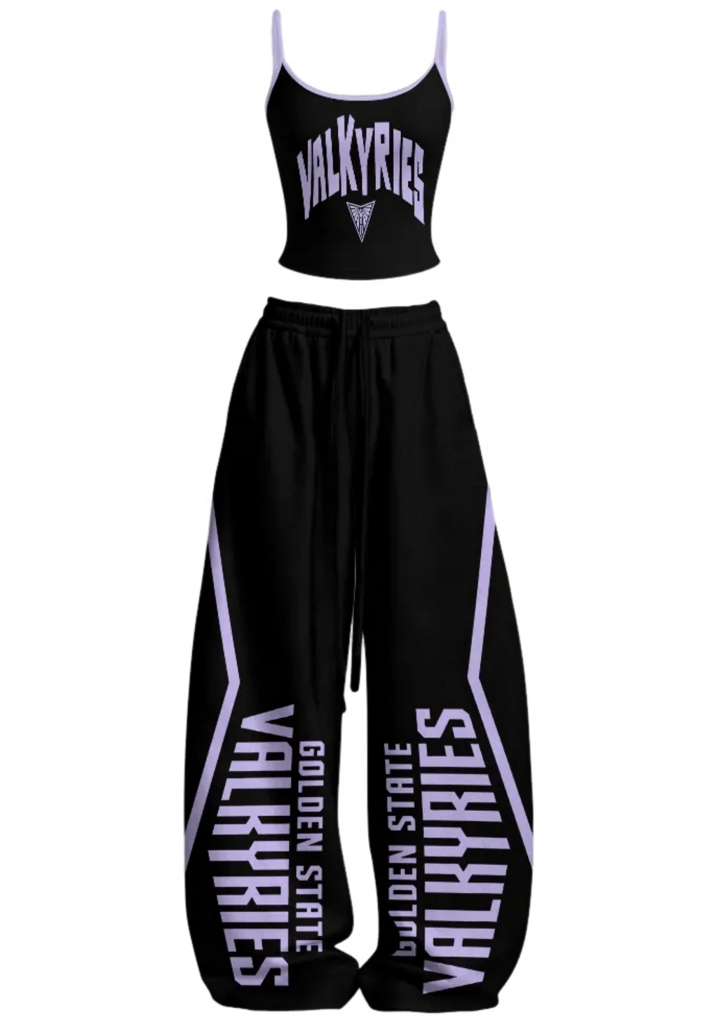 Golden State Valkyries Tops & Elasticated Trousers Two-Piece Set