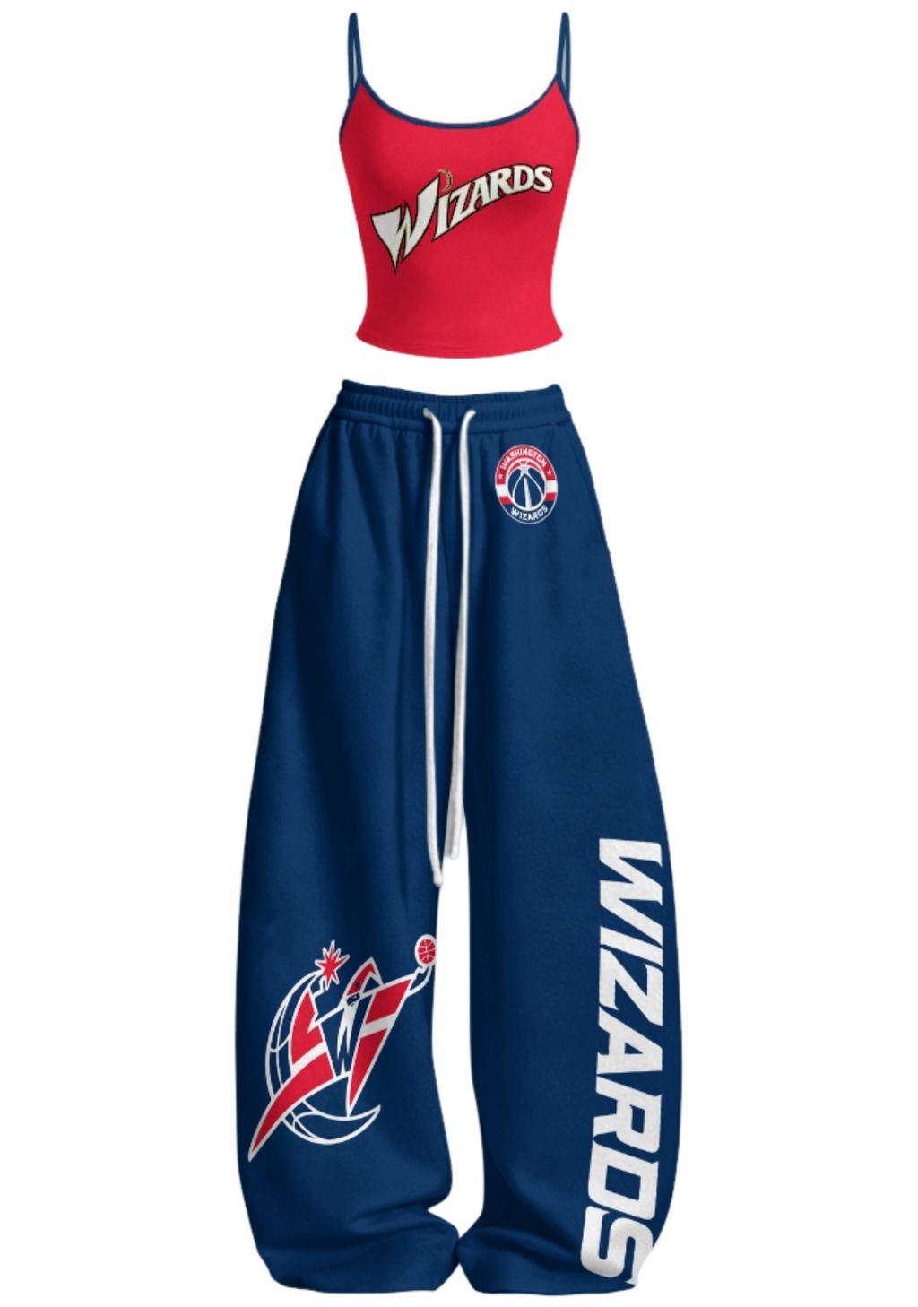 Washington Wizards Tops & Elasticated Trousers Two-Piece Set