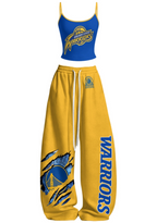 Golden State Warriors Tops & Elasticated Trousers Two-Piece Set