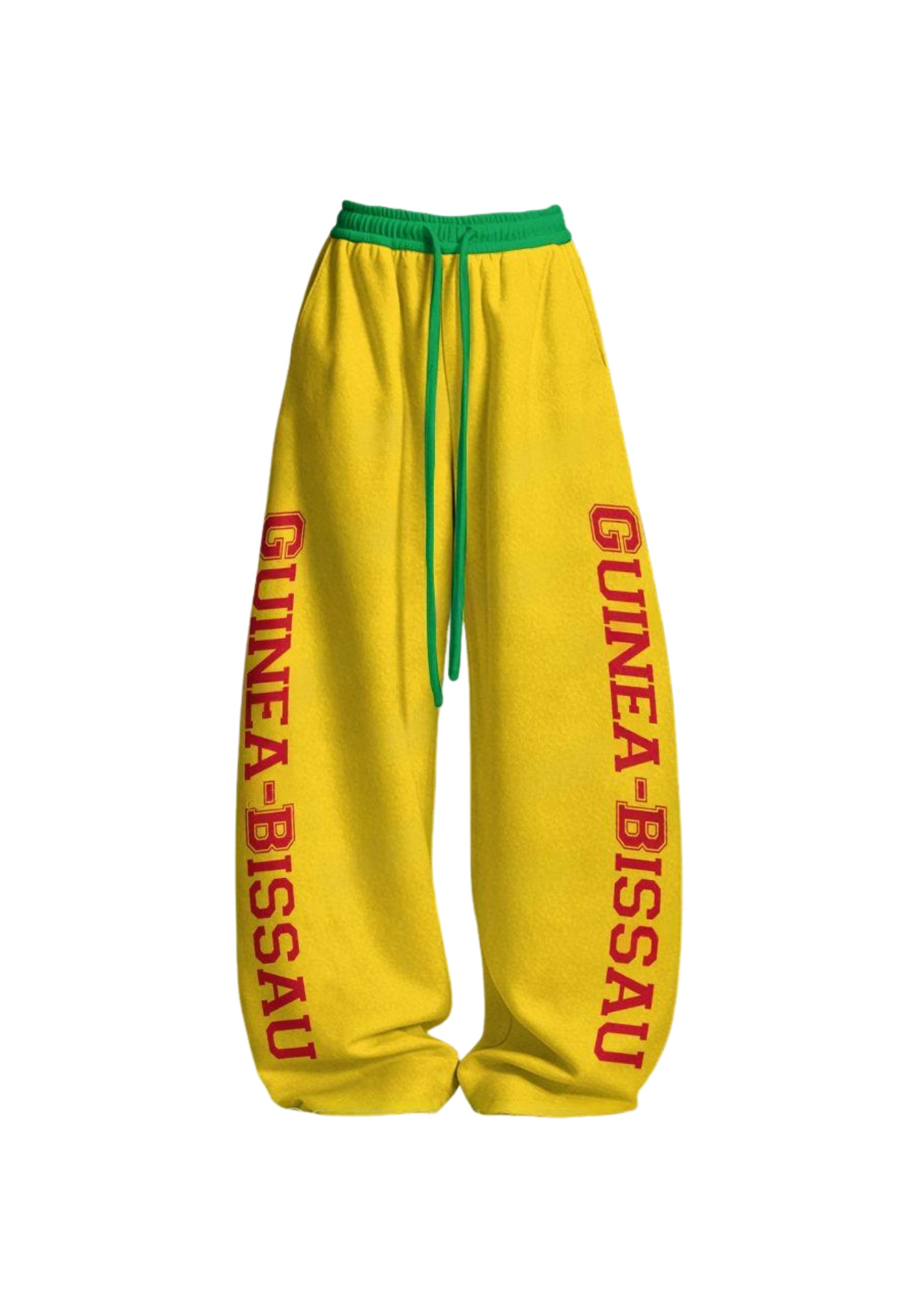 Guinea-Bissau Flag Tops & Elasticated Trousers Two-Piece Set Secondary image