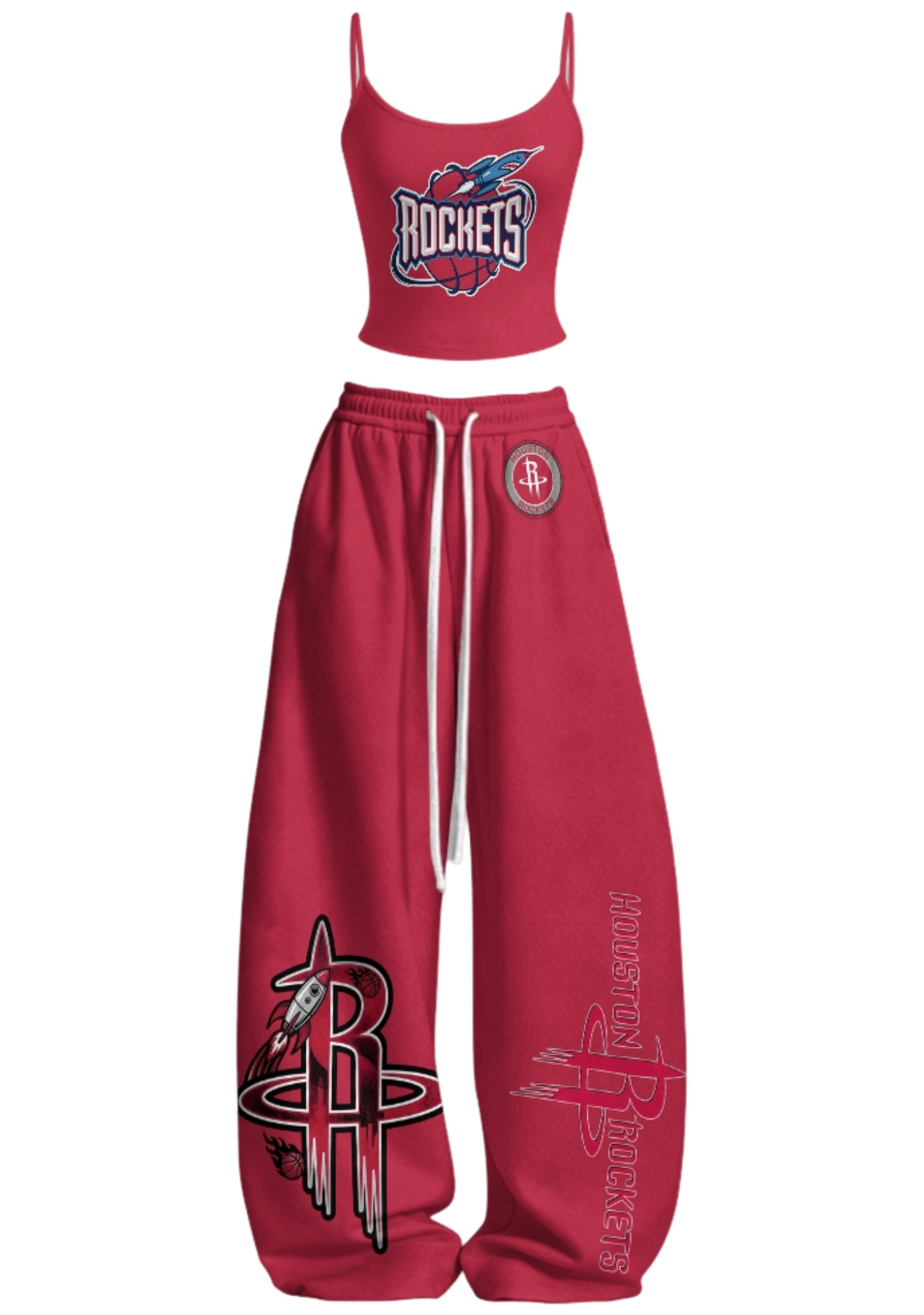 Houston Rockets Tops & Elasticated Trousers Two-Piece Set Main image