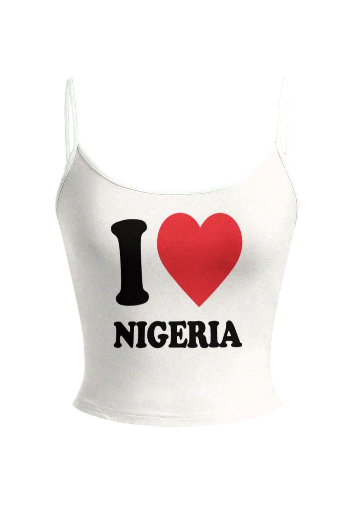 I Love Nigeria Tops & Elasticated Trousers Two-Piece Set