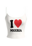 I Love Nigeria Tops & Elasticated Trousers Two-Piece Set