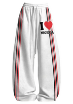 I Love Nigeria Tops & Elasticated Trousers Two-Piece Set