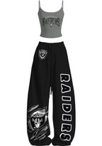 Las Vegas Raiders Claw Rip Mascot Tops & Elasticated Trousers Two-Piece Set