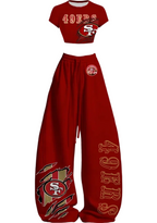 San Francisco 49ers SF Tops & Elasticated Trousers Two-Piece Set