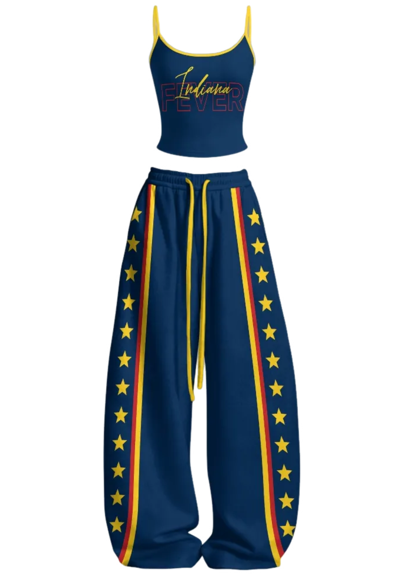 Indiana Fever Tops & Elasticated Trousers Two-Piece Set Main image