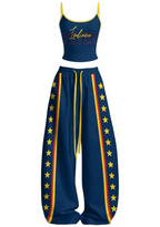 Indiana Fever Tops & Elasticated Trousers Two-Piece Set