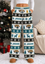 Womens Jacksonville Jaguars Christmas Wide Leg Pants