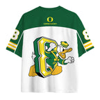 Oregon Ducks Cartoon Mascot Retro Game Day NCAA Jersey Shirts