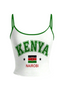 Kenya Nairobi Flag Tops & Elasticated Trousers Two-Piece Set