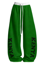 Kenya Nairobi Flag Tops & Elasticated Trousers Two-Piece Set
