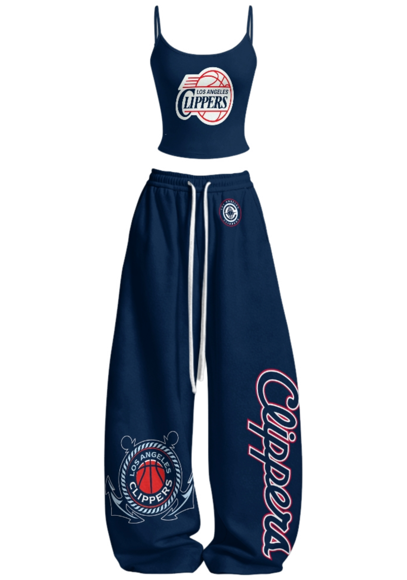 Los Angeles Clippers Tops & Elasticated Trousers Two-Piece Set Main image