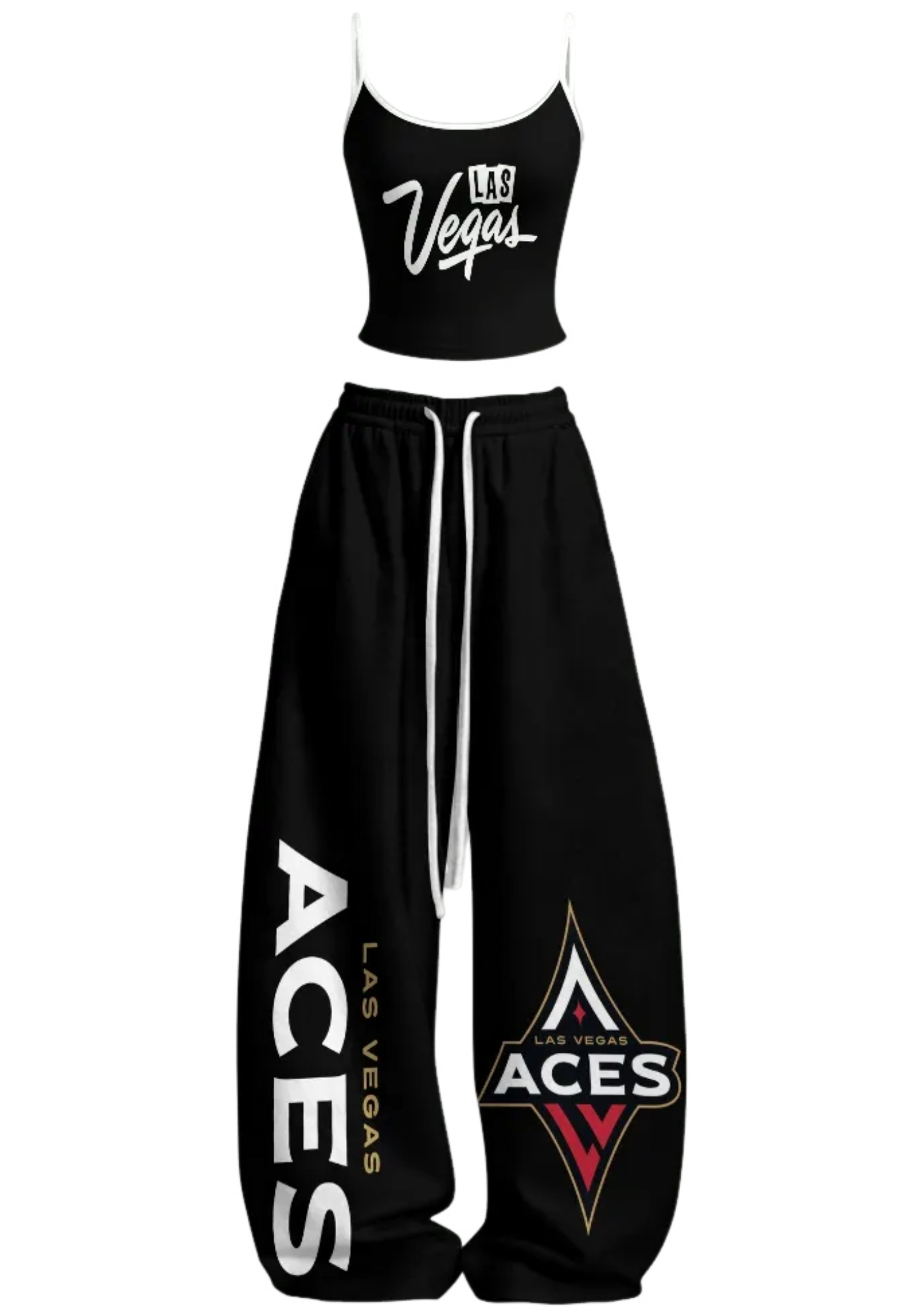 Las Vegas Aces Tops & Elasticated Trousers Two-Piece Set Main image