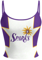Los Angeles Sparks Tops & Elasticated Trousers Two-Piece Set