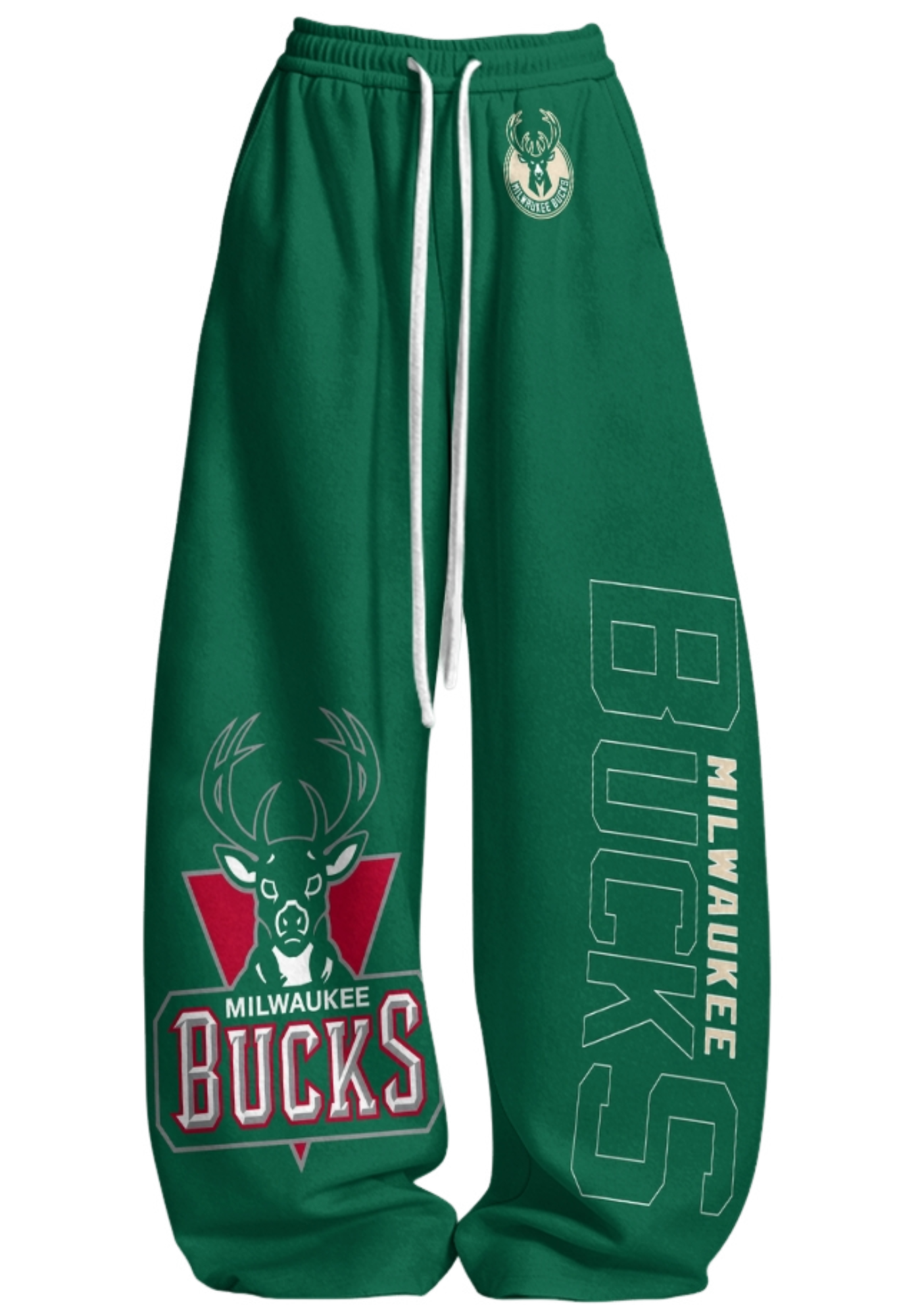 Milwaukee Bucks Tops & Elasticated Trousers Two-Piece Set Secondary image