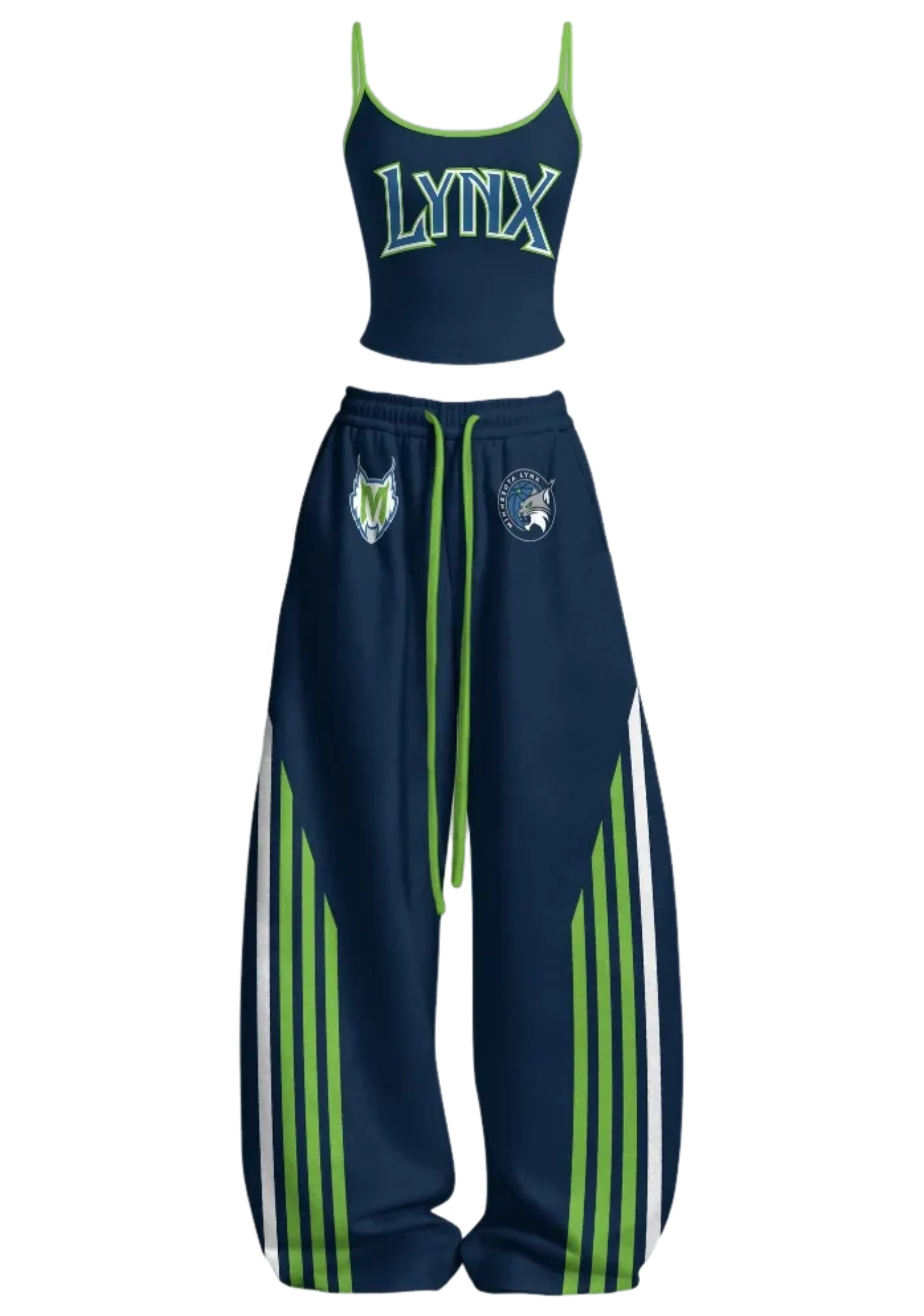 Minnesota Lynx Tops & Elasticated Trousers Two-Piece Set Main image