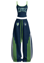 Minnesota Lynx Tops & Elasticated Trousers Two-Piece Set