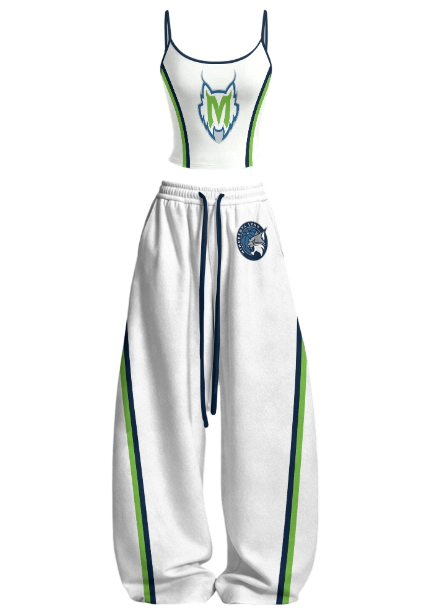 Minnesota Lynx Tops & Elasticated Trousers Two-Piece Set Main image