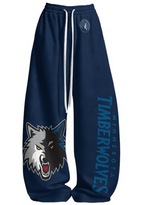 Minnesota Timberwolves Tops & Elasticated Trousers Two-Piece Set