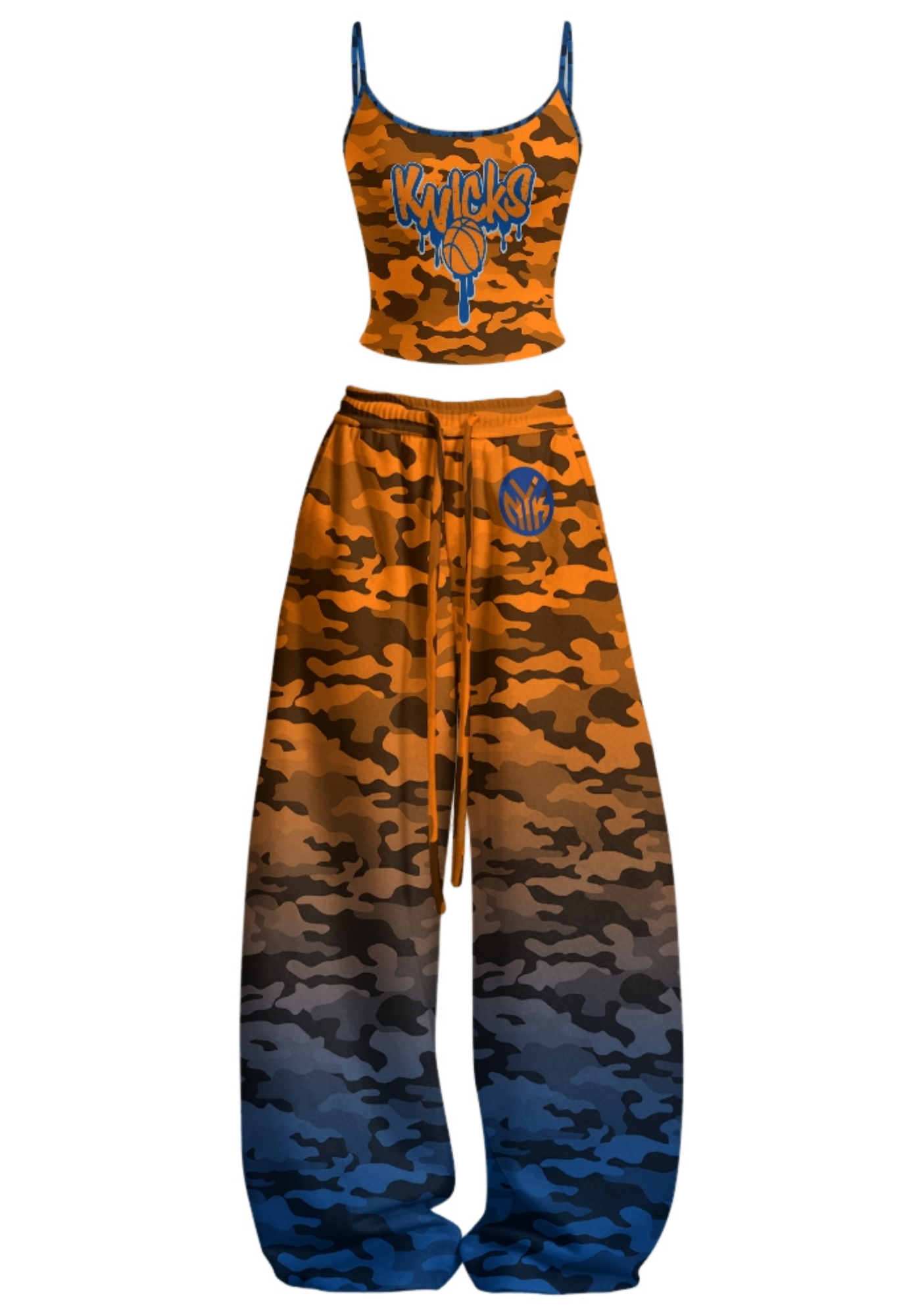 New York Knicks Tops & Elasticated Trousers Two-Piece Set Main image