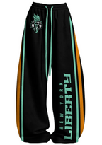 New York Liberty Black Tops & Elasticated Trousers Two-Piece Set