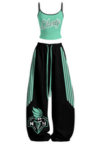 New York Liberty Tops & Elasticated Trousers Two-Piece Set