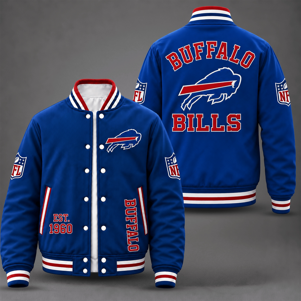 Buffalo Bills Royal Blue Varsity Jacket