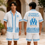 Olympique de Marseille Retro Hawaiian & Short Pants For Fan