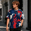 Olympique Lyonnais Red Navy T Shirt Custom Name For Fan