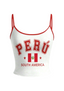 Peru Flag Tops & Elasticated Trousers Two-Piece Set