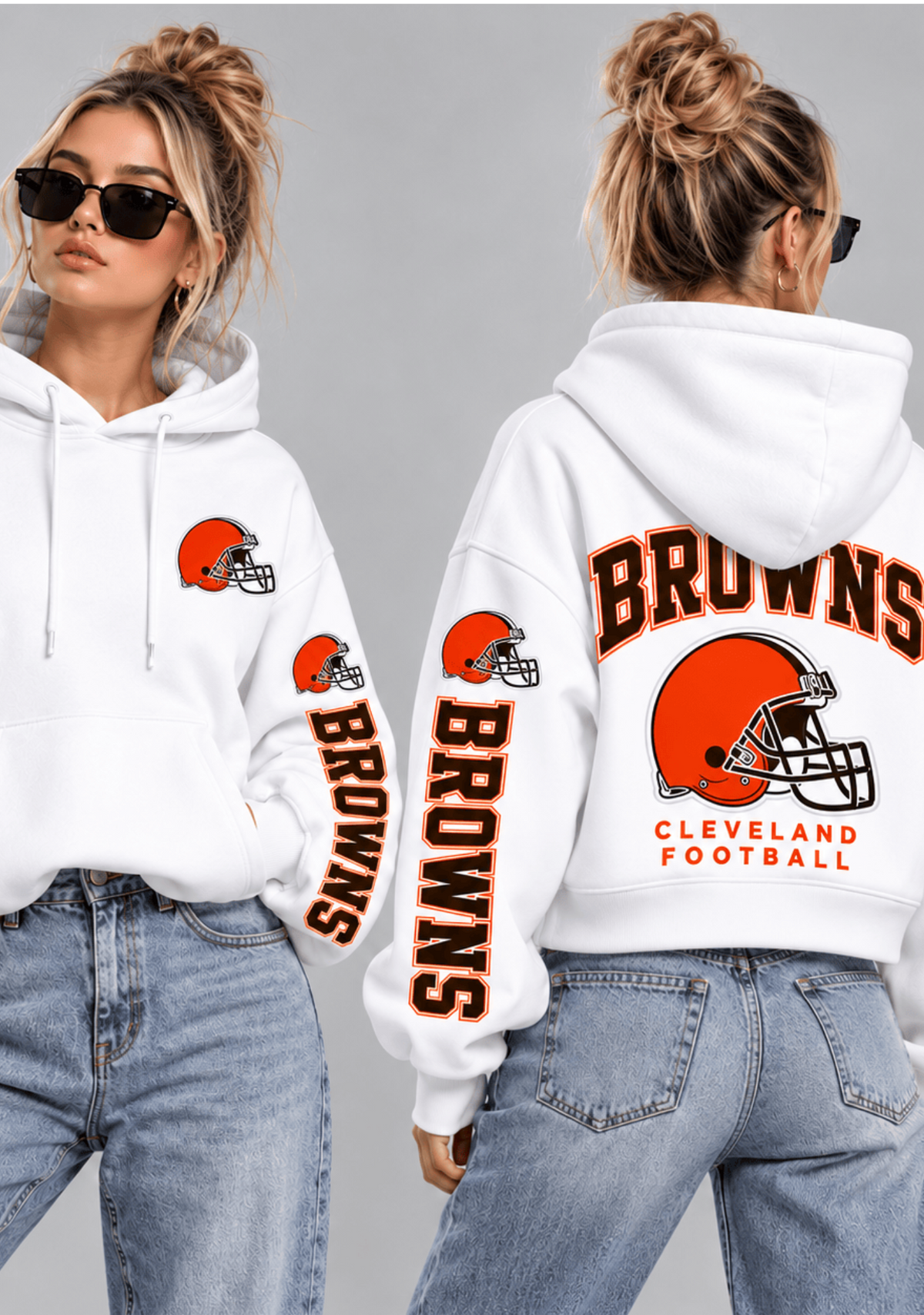 Women Cleveland Browns Football Game Day Hoodie Main image